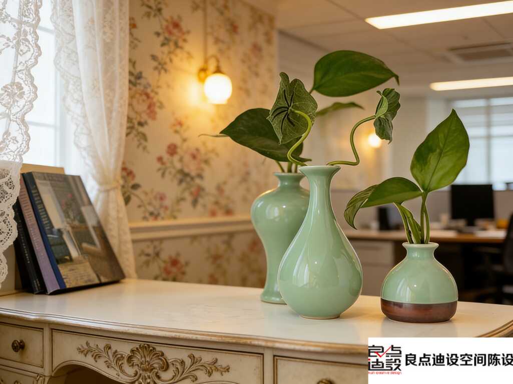 谁说办公室不能像治愈小窝🥹法式轻复古装修软装设计太会了!